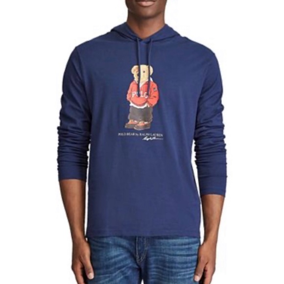 Polo by Ralph Lauren Polo Bear hoodie shirt - Picture 1 of 5